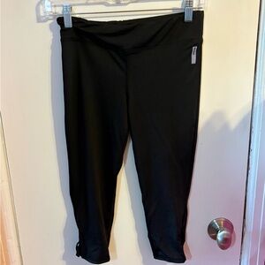 RBX Black Kids Capri Leggings